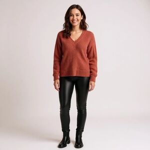 🔥Sonoma Plus Thick Knit V-Neck Pull Over Sweater